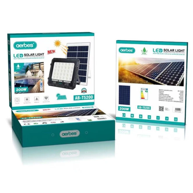 LED светильник на солнечной батарее AB-T5200 LED светильник на солнечной батарее AB-T5200
