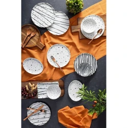 Набор для завтрака Porland Sidereal, белый/кремовый, 6 персон, 14 предметов