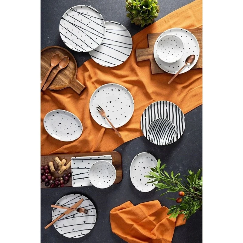 Набор для завтрака Porland Sidereal, белый/кремовый, 6 персон, 14 предметов