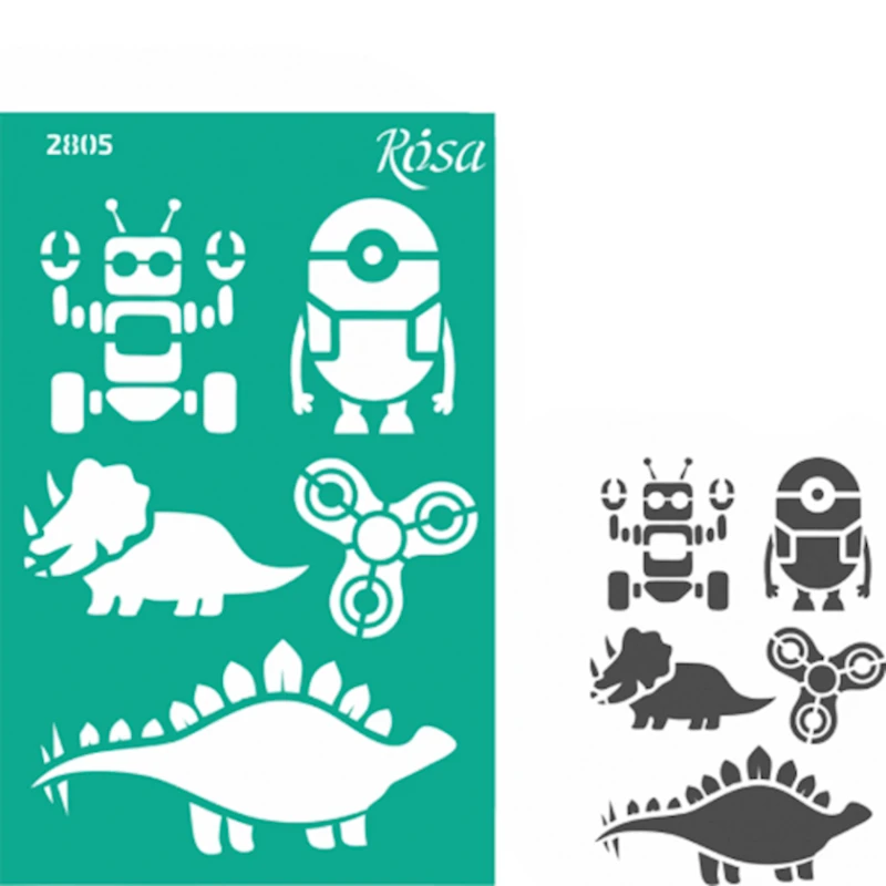 Трафарет самоклеящийся Rosa Talent, 13х20 см, №2030 Love