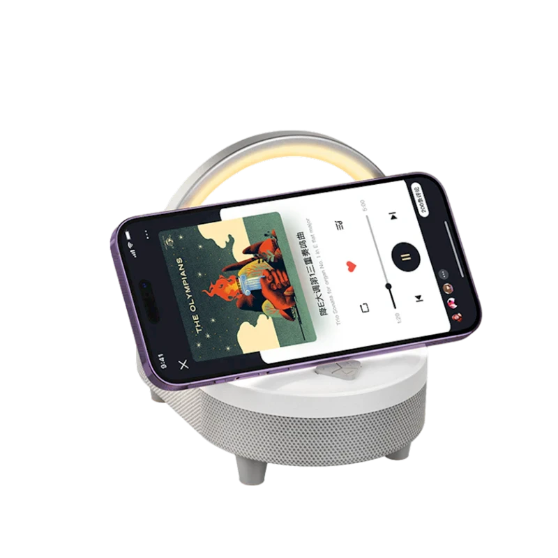 Беспроводное зарядное устройство Recci RLS-L16 15W 4in1 Speaker Беспроводное зарядное устройство Recci RLS-L16 15W 4in1 Speaker