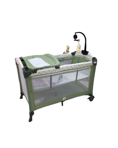 Manej-çarpayı 970, 128х71х76 sm, yaşıl