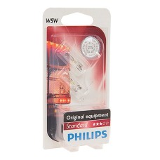Avtomobil üçün lampa Philips 24V W5W T10W W2.1x9.5d, 2 əd