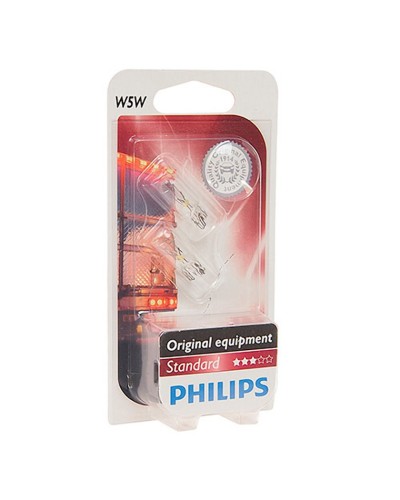Avtomobil üçün lampa Philips 24V W5W T10W W2.1x9.5d, 2 əd