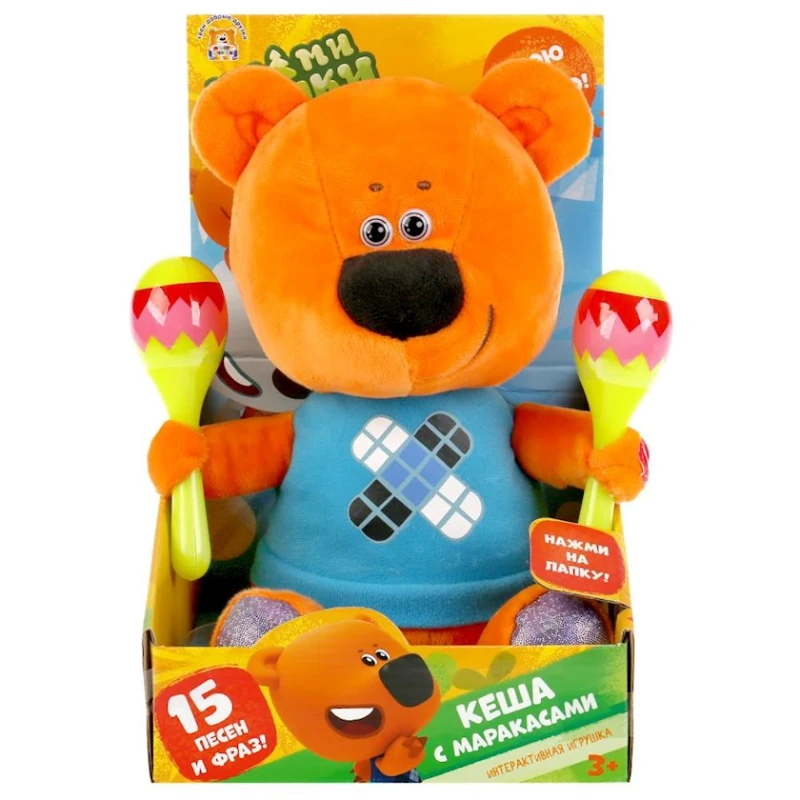 Интерактивная игрушка Мульти-Пульти, Кеша с маракасами, 22 см