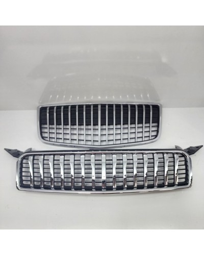 Ön bamperin barmaqlığı Chevrolet Nexia R3 avtomobili üçün A-133, xrom