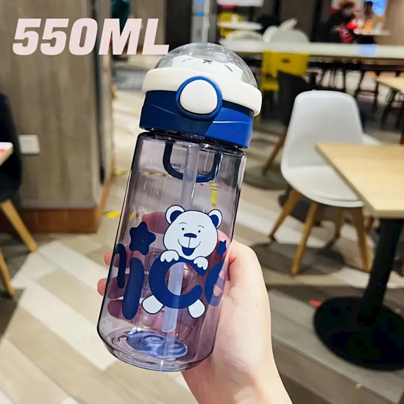 Su qabı Nice, 550 ml, plastik, göy
