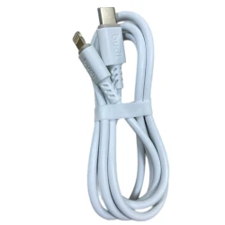 Kabel Budi DC011TL10W Type-C to Lightning 2.4A, 1 m, ağ