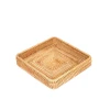 Поднос Hom-me, 21x21 см, раттан, коричневый