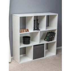 Стеллаж Letta Big White, 100х30х98 см, ЛДСП, белый