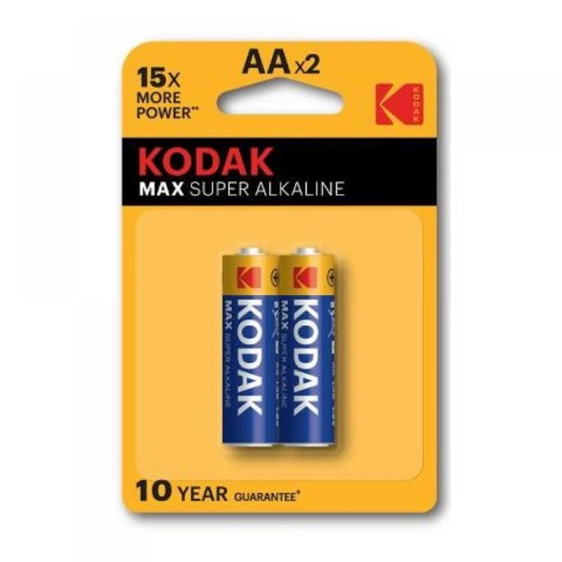 Батарейки Kodak Max Super Alkaline АА, 2 шт Батарейки Kodak Max Super Alkaline АА, 2 шт