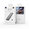 USB HUB Wiwu T9 8-in-1 Type-C Grey USB HUB Wiwu T9 8-in-1 Type-C Grey