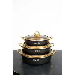 Набор сковородок Plateon0006, черный Набор сковородок Plateon0006, черный