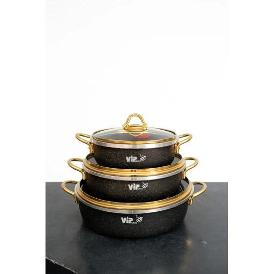 Набор сковородок Plateon0006, черный Набор сковородок Plateon0006, черный