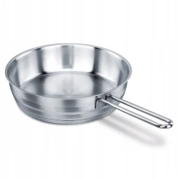 Сковородка Korkmaz Astra А1905, 2.7 л, 24 см, нержавеющая сталь, Серебристый