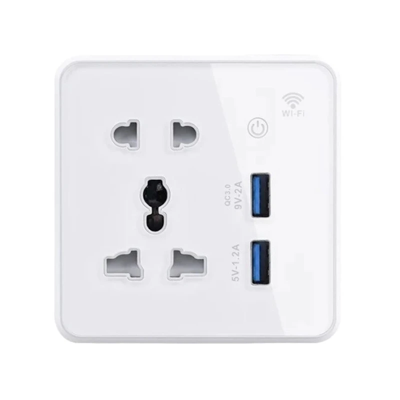 Умная розетка Coswall Tuya Smart Life Wi-Fi Fast USB Charging Умная розетка Coswall Tuya Smart Life Wi-Fi Fast USB Charging