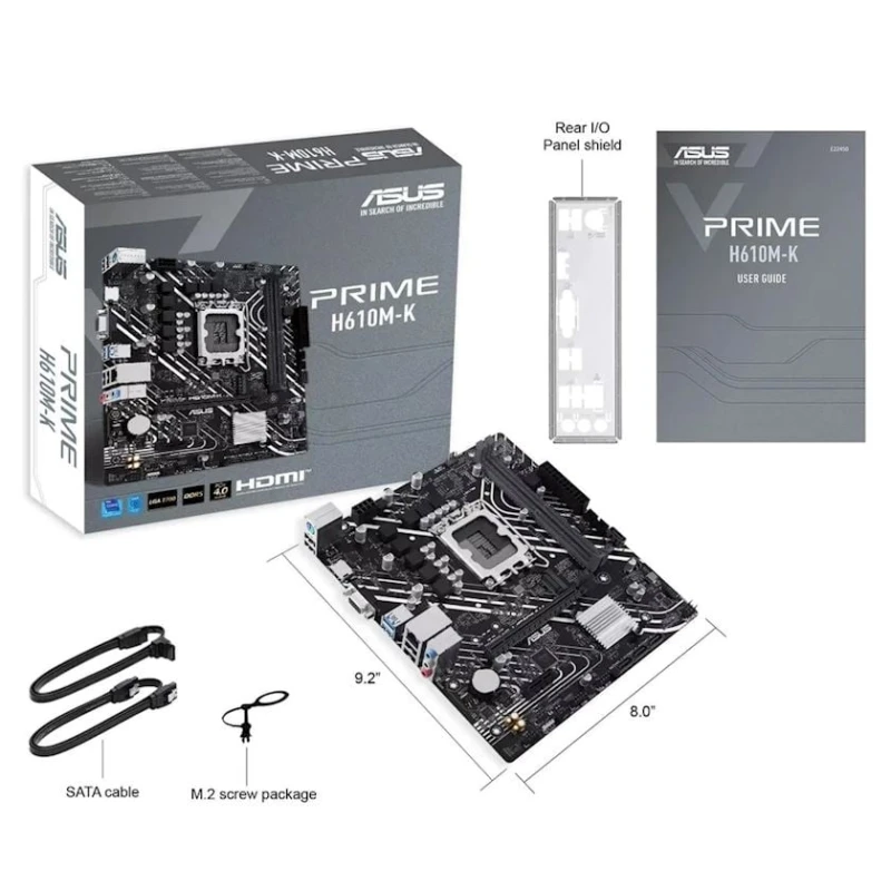 Материнская плата Asus Prime H610M-K Материнская плата Asus Prime H610M-K