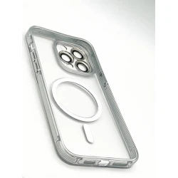 Чехол MagSafe Case для Apple iPhone 14 Pro Max Silver