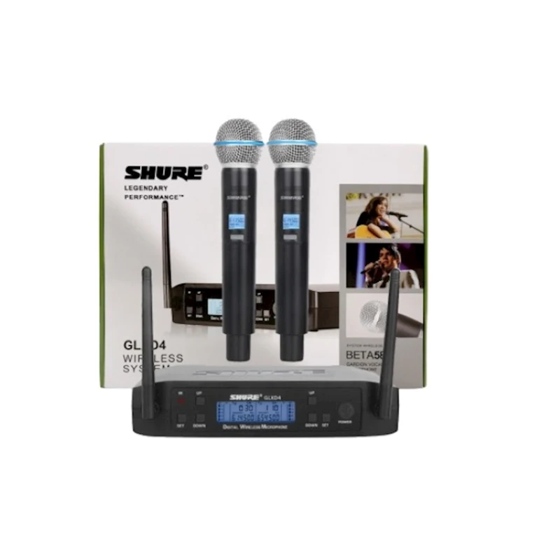 Комплект беспроводных микрофонов Shure GLXD 4, 2 шт Комплект беспроводных микрофонов Shure GLXD 4, 2 шт