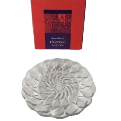 Сервировочная тарелка Isfahan glass Florence, 31.4 см, прозрачный Сервировочная тарелка Isfahan glass Florence, 31.4 см, прозрачный