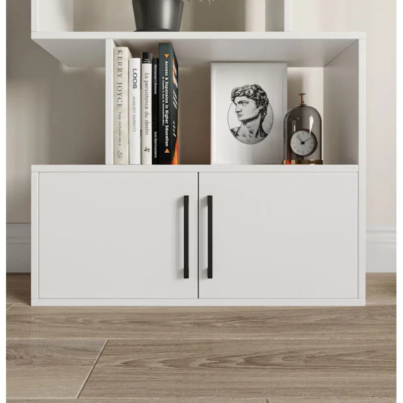 Шкаф книжный Komfort 12115565, ЛДСП, белый, 173x72x25 см Шкаф книжный Komfort 12115565, ЛДСП, белый, 173x72x25 см