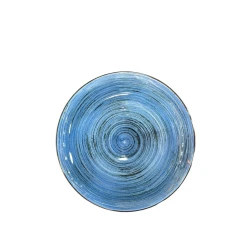 Тарелка обеденная Danny Home SE323, круглая, 28 см, синяя