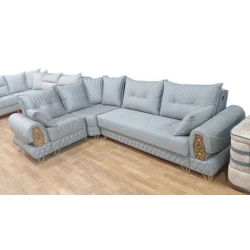 Угловой диван KS-5, голубой, 300x200 см Угловой диван KS-5, голубой, 300x200 см