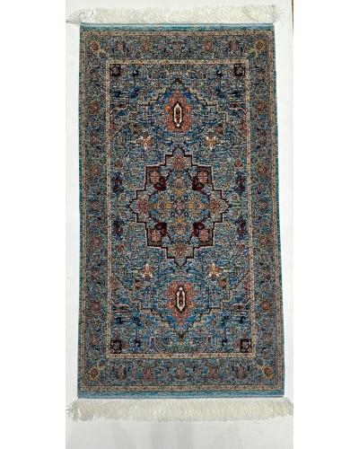 Xalça Natural Halı Nth_İYN01B, ipək/yun, 150x80 sm, rəngbərəng