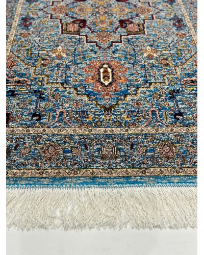 Xalça Natural Halı Nth_İYN01B, ipək/yun, 150x80 sm, rəngbərəng