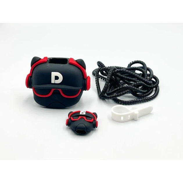 Şarj cihazı üçün çexol D, silikon, qara