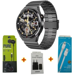 Умные часы Smart Watch h4 Pro Max Black Steel + Free Gift