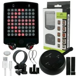 Velosiped üçün dönmə siqnal,qara