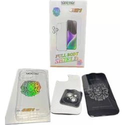 Kamera üçün qoruyucu şüşə dəsti 4-1-də Apple iPhone 15 üçün Clear