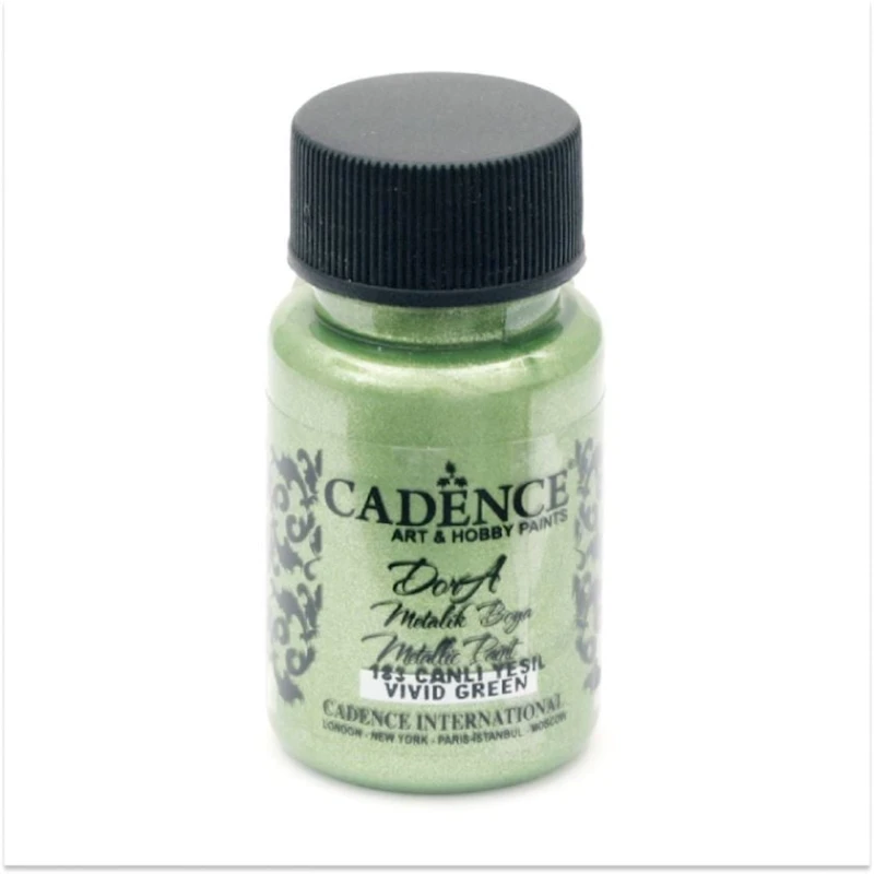 Boya-metalik Cadence Dora Metallic Paint 183 Vivid Green 50 ml Boya-metalik Cadence Dora Metallic Paint 183 Vivid Green 50 ml