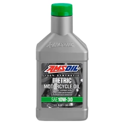 Масло моторное синтетическое Amsoil Synthetic Metric Motorcycle Oil 10W-30, 946 мл MCTQT