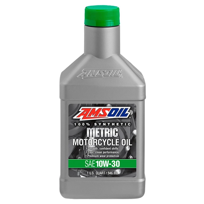Sintetik motor yağı Amsoil Synthetic Metric Motorcycle Oil 10W-30, 946 ml MCTQT
