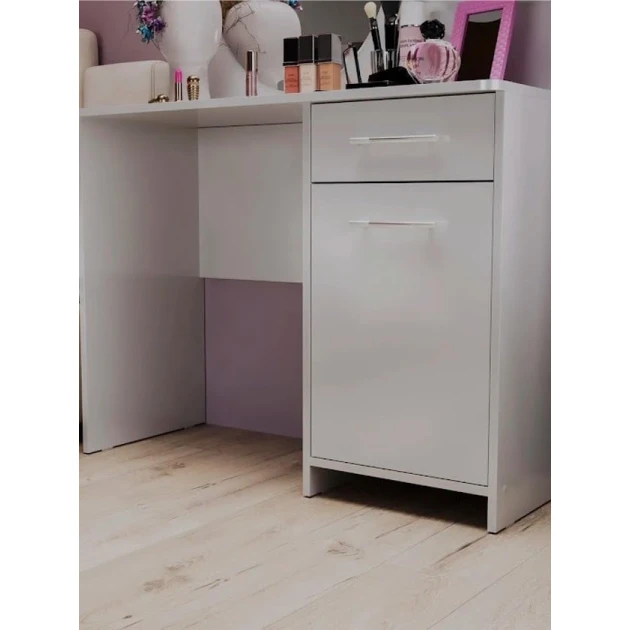 Туалетный столик Art Mebel 50, ламинат, 150х100х45 см, белый