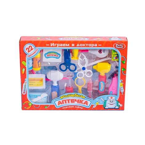 Oyun dəsti Play Smart 2554 Həkim oyunu 35х26 sm, 3+ yaş Oyun dəsti Play Smart 2554 Həkim oyunu 35х26 sm, 3+ yaş