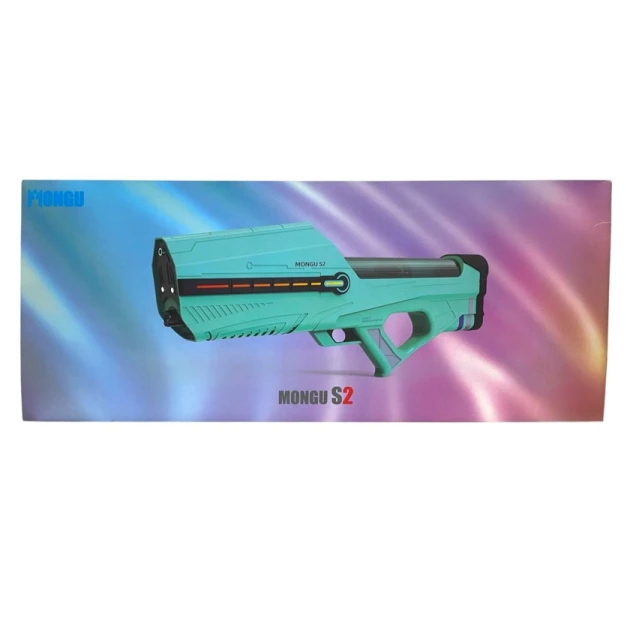 Игрушечный водяной автомат Mongu S2 M6727, пластик, голубой Игрушечный водяной автомат Mongu S2 M6727, пластик, голубой