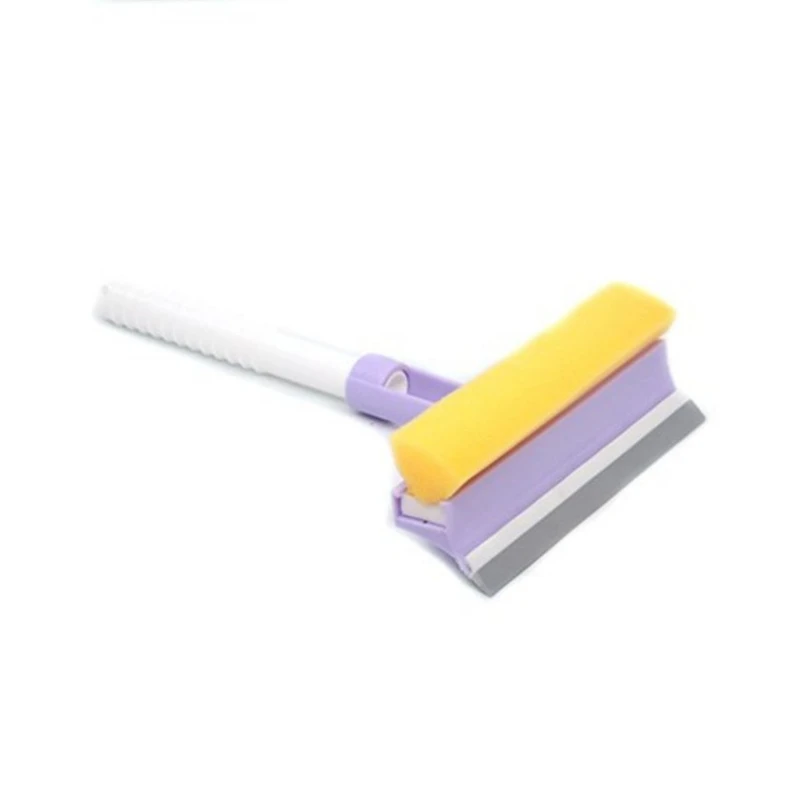 Стеклоочиститель с губкой Flosoft TM.23734, 21 см, белый/фиолетовый Стеклоочиститель с губкой Flosoft TM.23734, 21 см, белый/фиолетовый