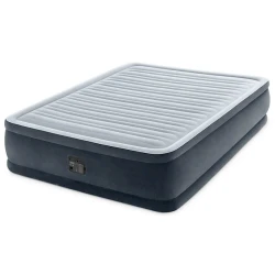 Кровать надувная Intex 64414, серый, 152х203х46