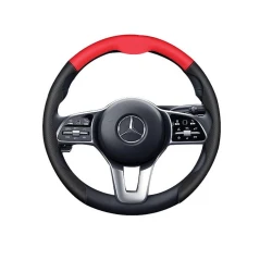 Чехол на руль 0657, черный/красный Чехол на руль 0657, черный/красный