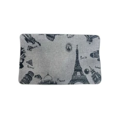 Коврик придверный Yagmur 2110000003857, лен, 50x80 см, серый Коврик придверный Yagmur 2110000003857, лен, 50x80 см, серый