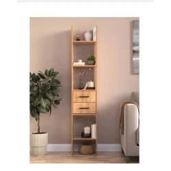 Stellaj 3563_L-M 2StelHighVotan, 36x29x180 см, ЛДСП, коричневый