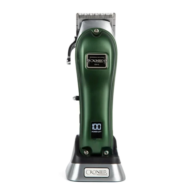 Машинка для стрижки волос Cronier CR-12 Green