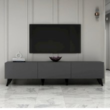 TV üçün tumba Allrol ev_12115491, LDSP, antrasit, 180x45x35 sm