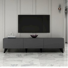 TV üçün tumba Allrol ev_12115491, LDSP, antrasit, 180x45x35 sm