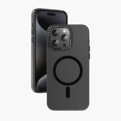 Чехол Keephone Magviar Matte MagSafe для Apple iPhone 15 Pro Max, Черный