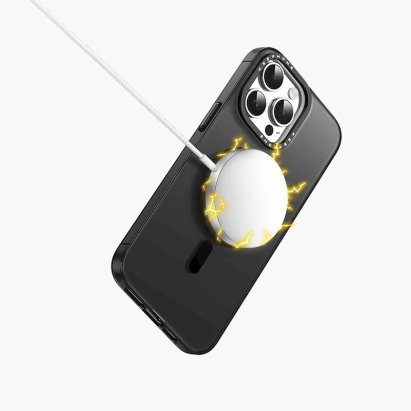 Чехол Keephone Magviar Matte MagSafe для Apple iPhone 15 Pro Max, Черный