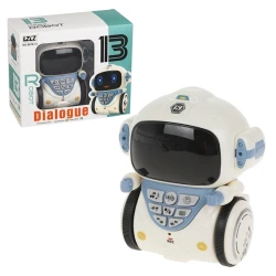 Говорящий робот с записью голоса Dialogue Robot 6678-13, 3+ лет, белый/голубой Говорящий робот с записью голоса Dialogue Robot 6678-13, 3+ лет, белый/голубой